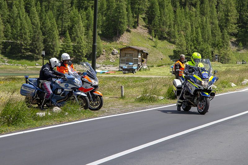 Motorradausfahrt bei der Sternfahrt 2018